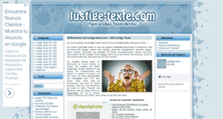 Desktop Screenshot of lustige-texte.com